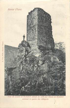 CPA FRANCE 81 "Sorèze, Tour du Castel de Rochefort".