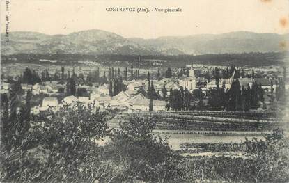 CPA FRANCE 01 "Contrevoz, Vue générale".