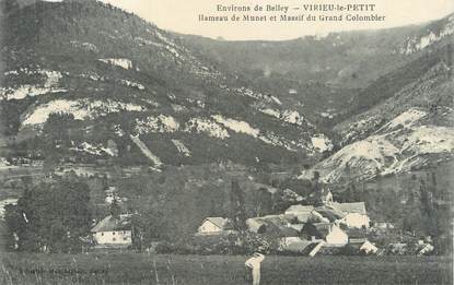 CPA FRANCE 01 "Virieu le Petit, Hameau du Munet et massif du Grand Colombier".