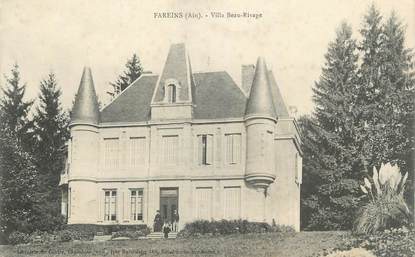 CPA FRANCE 01 "Fareins, Villa Beau Rivage".