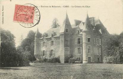 CPA FRANCE 56 "Env. de Malestroit, Caro, Château du Cléyo"