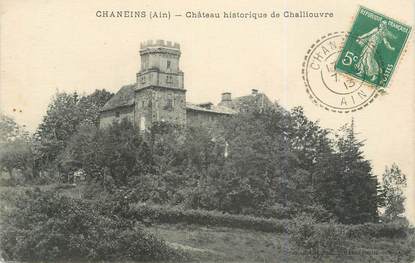 CPA FRANCE 01 "Chaneins, Château de Challiouvre ".