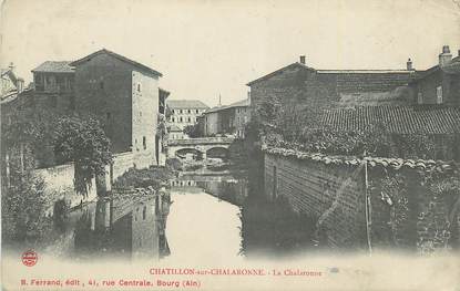 CPA FRANCE 01 "Chatillon sur Chalaronne, La Chalaronne".