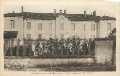 CPA FRANCE 01 "Chatillon sur Chalaronne, Ecole supérieure de garçons"