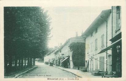 CPA FRANCE 01 "Mézériat, Grande rue".