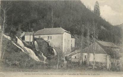 CPA FRANCE 01 "Chatillon de Michaille, Cascades et moulin de Trébillet".