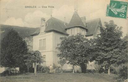 CPA FRANCE 01 "Grolée, Une villa".