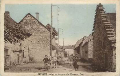 CPA FRANCE 01 "briord, Avenue du Nouveau Pont".