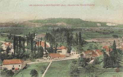 CPA FRANCE 01 "Les Granges de Montagnieu, Quartier des quatre chemins"