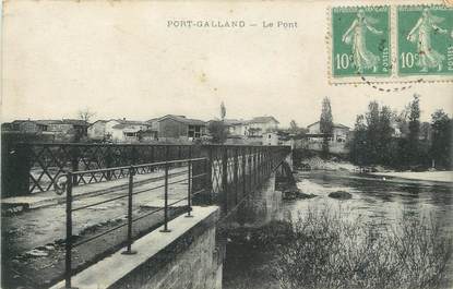 CPA FRANCE 01 "Port Galland, Le pont "