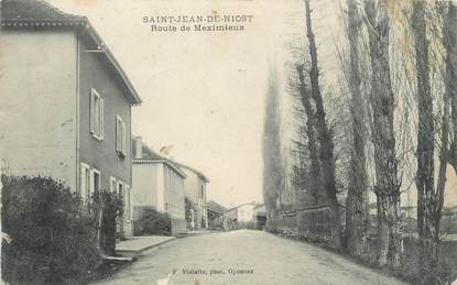 CPA FRANCE 01 "St Jean de Niost, Route de Meximieux".