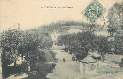 CPA FRANCE 01 "Meximieux, Place neuve".