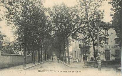 CPA FRANCE 01 "Montluel, Avenue de la gare".