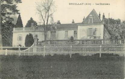 CPA FRANCE 01 "Druillat, Le château ".