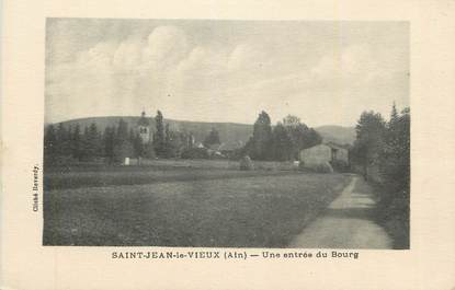 CPA FRANCE 01 "St Jean le Vieux, Une entrée du bourg".