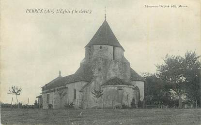 CPA FRANCE 01 "Perrex, L'église".