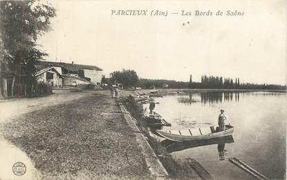 CPA FRANCE 01 "Parcieux, Les bords de la Saône".
