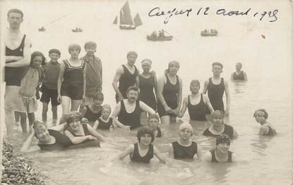 CARTE PHOTO FRANCE 80 "Cayeux, août 1925"