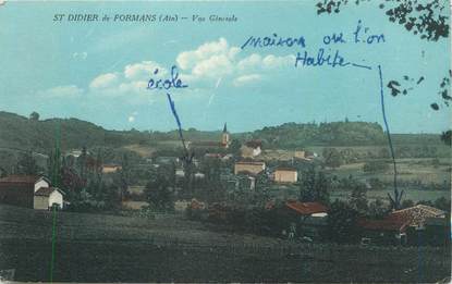 CPA FRANCE 01 "St Didier de Formans, Vue générale"'.