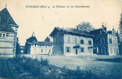 CPA FRANCE 01 "Civrieux, Le château et ses dépendances"'.