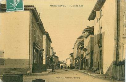 CPA FRANCE 01 "Montrevel, Grande rue".