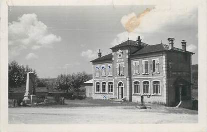 CPSM FRANCE 01 "Echallon, L'école de filles, la Poste".