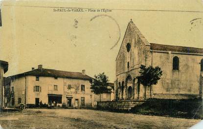 CPA FRANCE 01 " St Paul de Varax, Place de l'église".