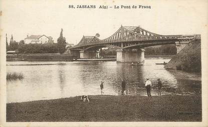 CPA FRANCE 01 " Jassans, Le Pont ".