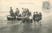 62 Pa De Calai CPA FRANCE 62 "Berck Plage, Groupe d'enfants" / CHÂTEAU DE SABLE