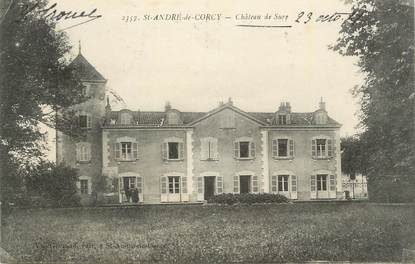 CPA FRANCE 01 " St André de Corcy, Château de Sure".