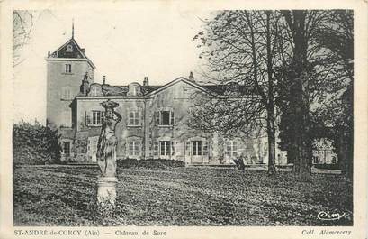 CPA FRANCE 01 " St André de Corcy, Château de Sure".