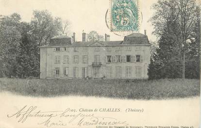 CPA FRANCE 01 " Thoissey, Château de Challes".