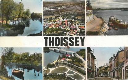 CPSM FRANCE 01 " Thoissey, Vues ".