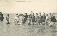 62 Pa De Calai CPA FRANCE 62 "Berck Plage, enfants dans les Baches"