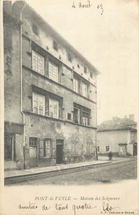 CPA FRANCE 01 " Pont de Veyle, Maison des seigneurs".