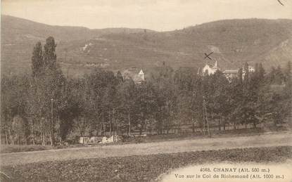 CPA FRANCE 01 " Chanay, Vue sur le col de richemont".