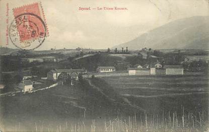 CPA FRANCE 01 " Seyssel, Les usines Kinsmen".