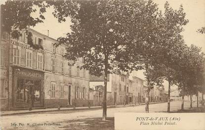 CPA FRANCE 01 " Pont de Vaux, Place Michel Poisat".