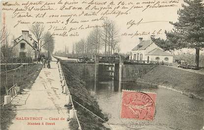 CPA FRANCE 56 "Malestroit, Canal de Nantes à Brest"