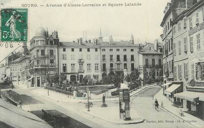 CPA FRANCE 01 " Bourg, Avenue d'Alsace Lorraine".