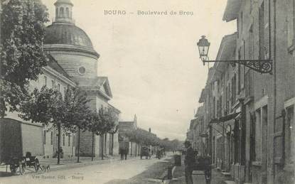 CPA FRANCE 01 " Bourg, Boulevard de Brou".