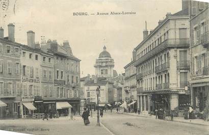 CPA FRANCE 01 " Bourg, Avenue Alsace Lorraine".