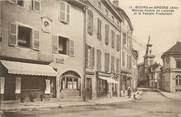 01 Ain CPA FRANCE 01 " Bourg en Bresse, Maison natale de Lalande et le temple protestant".