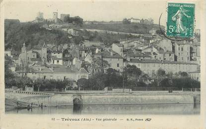 CPA FRANCE 01 " Trévoux, Vue générale ".