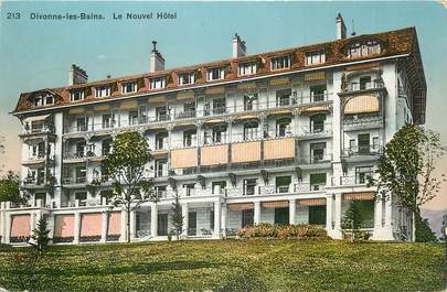 CPSM FRANCE 01 " Divonne les Bains, Le nouvel hôtel".