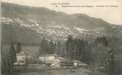 CPA FRANCE 01 " St Rambert en Bugey, Château de l'Abbaye".