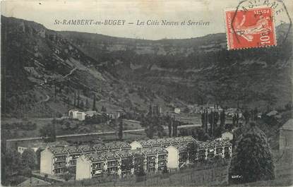 CPA FRANCE 01 " St Rambert en Bugey, Les cités neuves et Serrières".