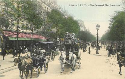 CPA FRANCE 75002 "Paris, bld Montmartre "