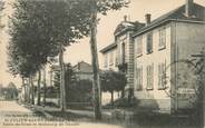 01 Ain CPA FRANCE 01 " St Julien sur Reyssouze, Ecole des Filles et faubourg de chalon" .