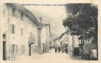 CPA FRANCE 73 "Modane, La Poste et la grande rue".
